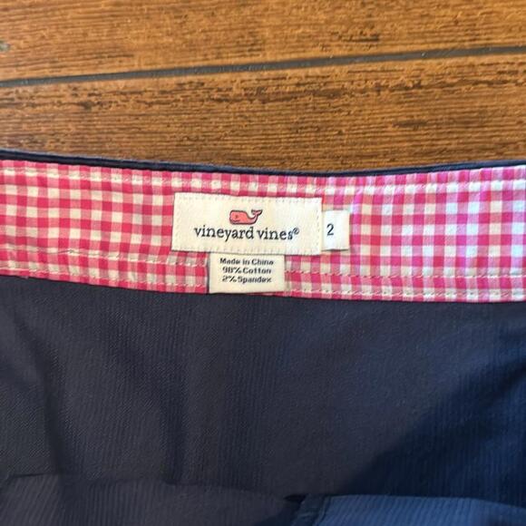 Vineyard Vines Blue Corduroy Mini Skirt Sz. 2 - Picture 2 of 5
